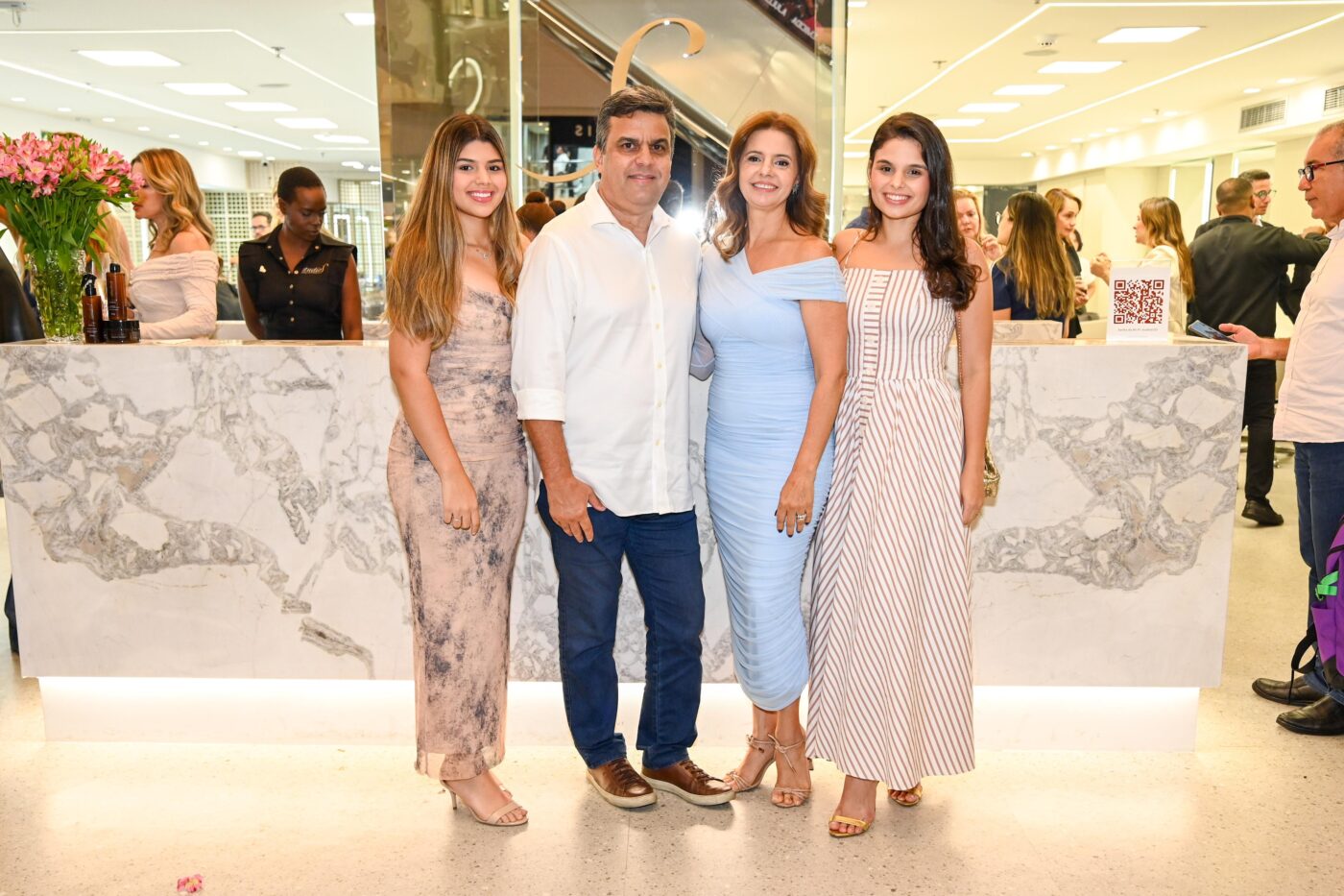 Maria Eduarda Sandes, Moyses Fonseca, Sara e Rafaela Sandes