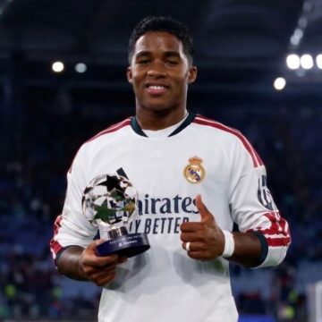 Com Endrick decisivo, Real Madrid marca três gols em sete minutos e vira sobre a Roma na Champions