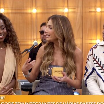Baianos do Estrelas da Casa, Uel e Hanaya participam do Encontro após vitória no reality