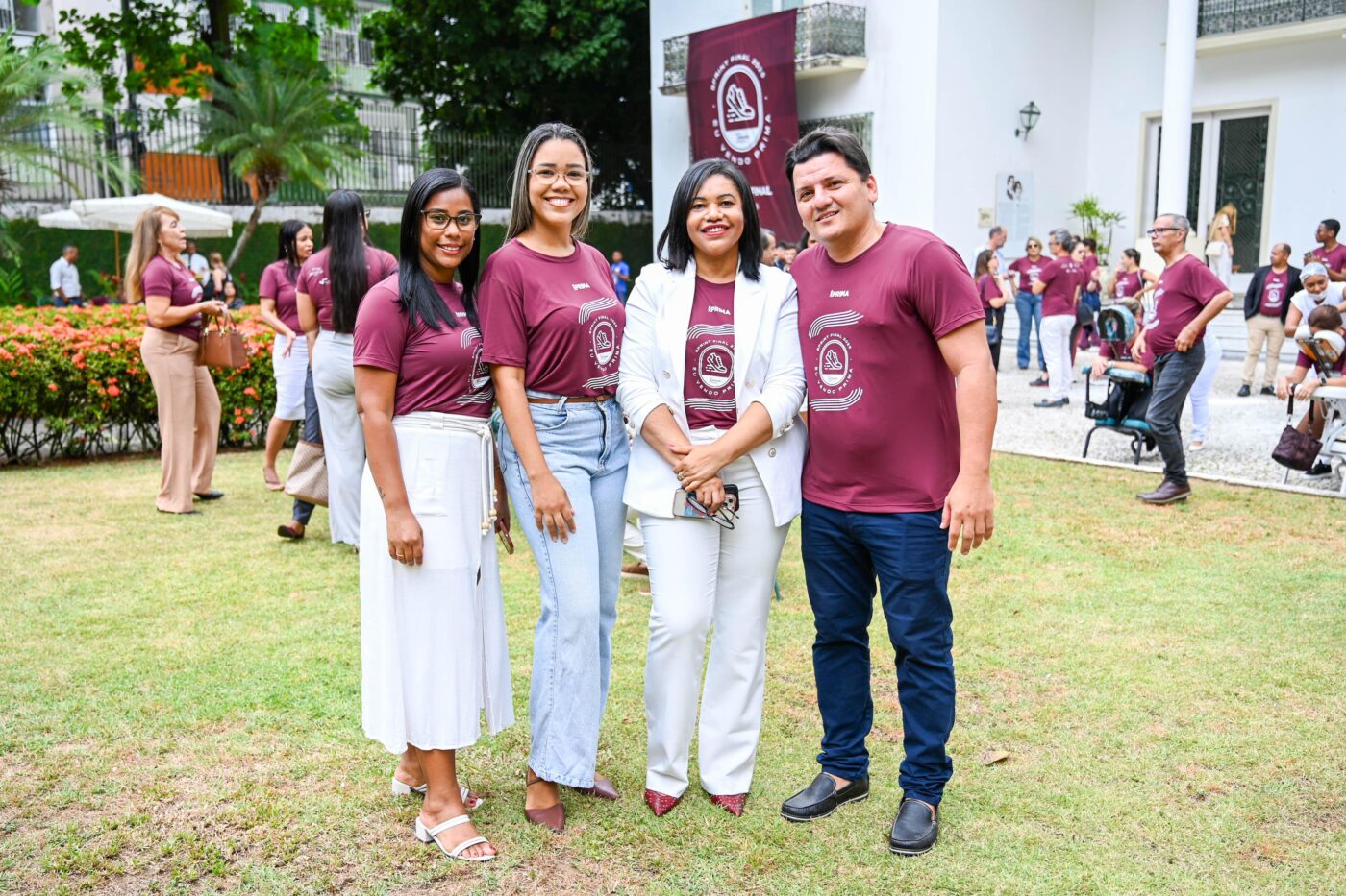 Luana Fagundes, Gabriele Nascimento, Elizandra Goto e Sandro Vila Verde