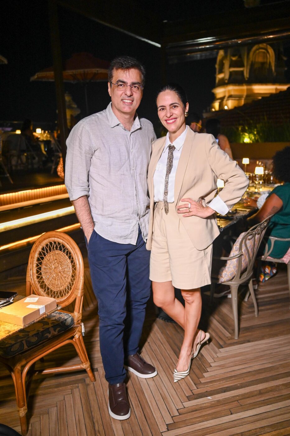 Glauco Campos e Juliana Madeira