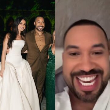 Gil do Virgor confessa que levou “marmita” do casamento de Juliette: ‘Roubei tanto docinho’