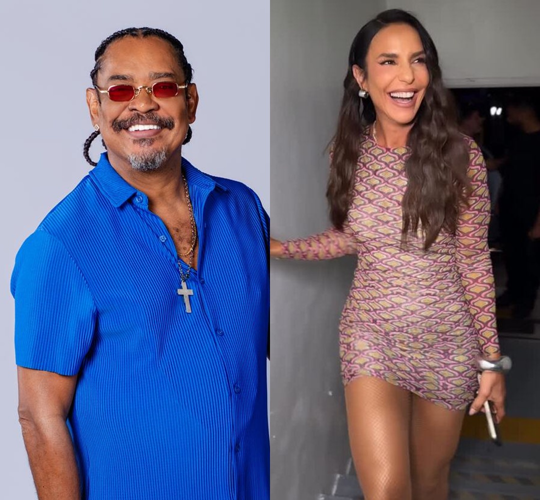 Compadre Washington estreia roda de samba com Ivete nesta quarta (7)