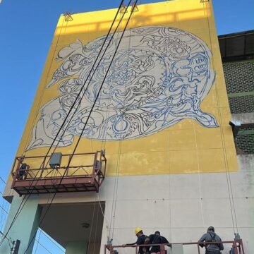 Salvador ganha mural em homenagem aos 92 anos de Juarez Paraíso; veja fotos
