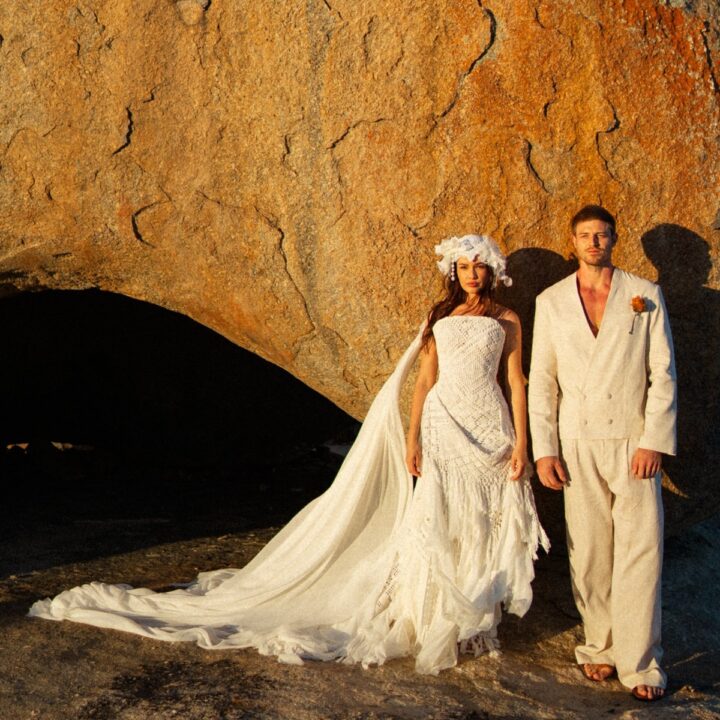 Vestido de noiva de Juliette foi feito com crochês produzidos pela avó; saiba detalhes