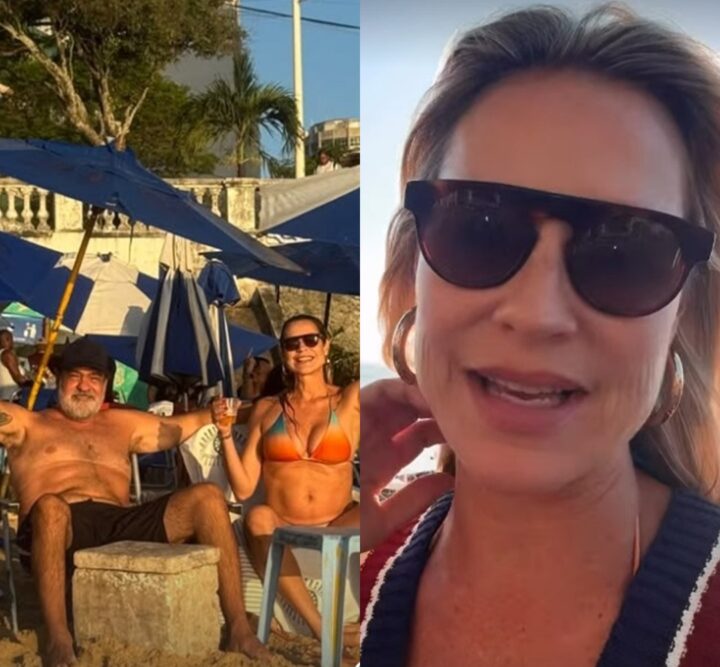 De férias no Brasil, Luana Piovani aproveita fim de tarde no Porto da Barra; veja fotos