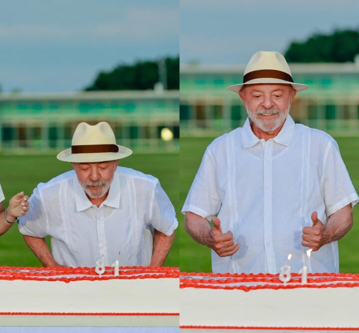Lula comemora 81 anos com apoiadores em Brasília e se emociona ao agradecer eleitores