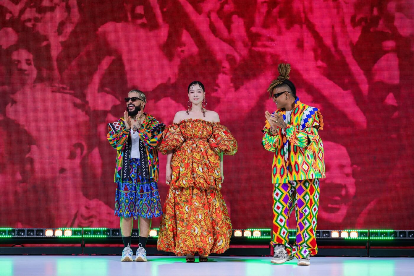 FOTOS: Meninos Rei leva moda baiana para festival na China e celebra: “Nossa cultura pode chegar longe”