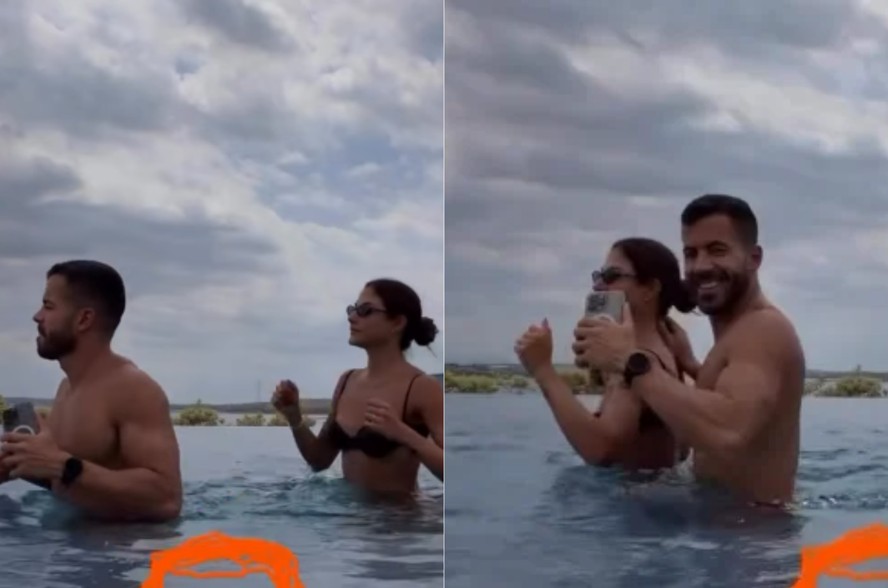 Mari Gonzalez e Pipo Marques curtem dias de folga em fazenda da família na Bahia e mostram treino inusitado; veja