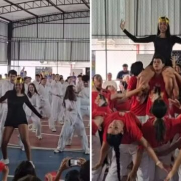 Alunos de escola de Salvador viralizam com homenagem a Marília Mendonça