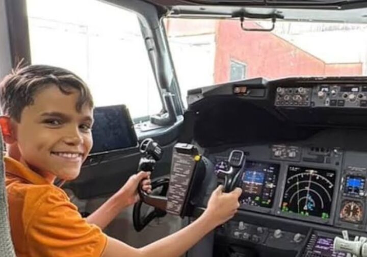 Menino de 11 anos que juntava moedas para viajar de avião consegue fazer primeiro voo da vida