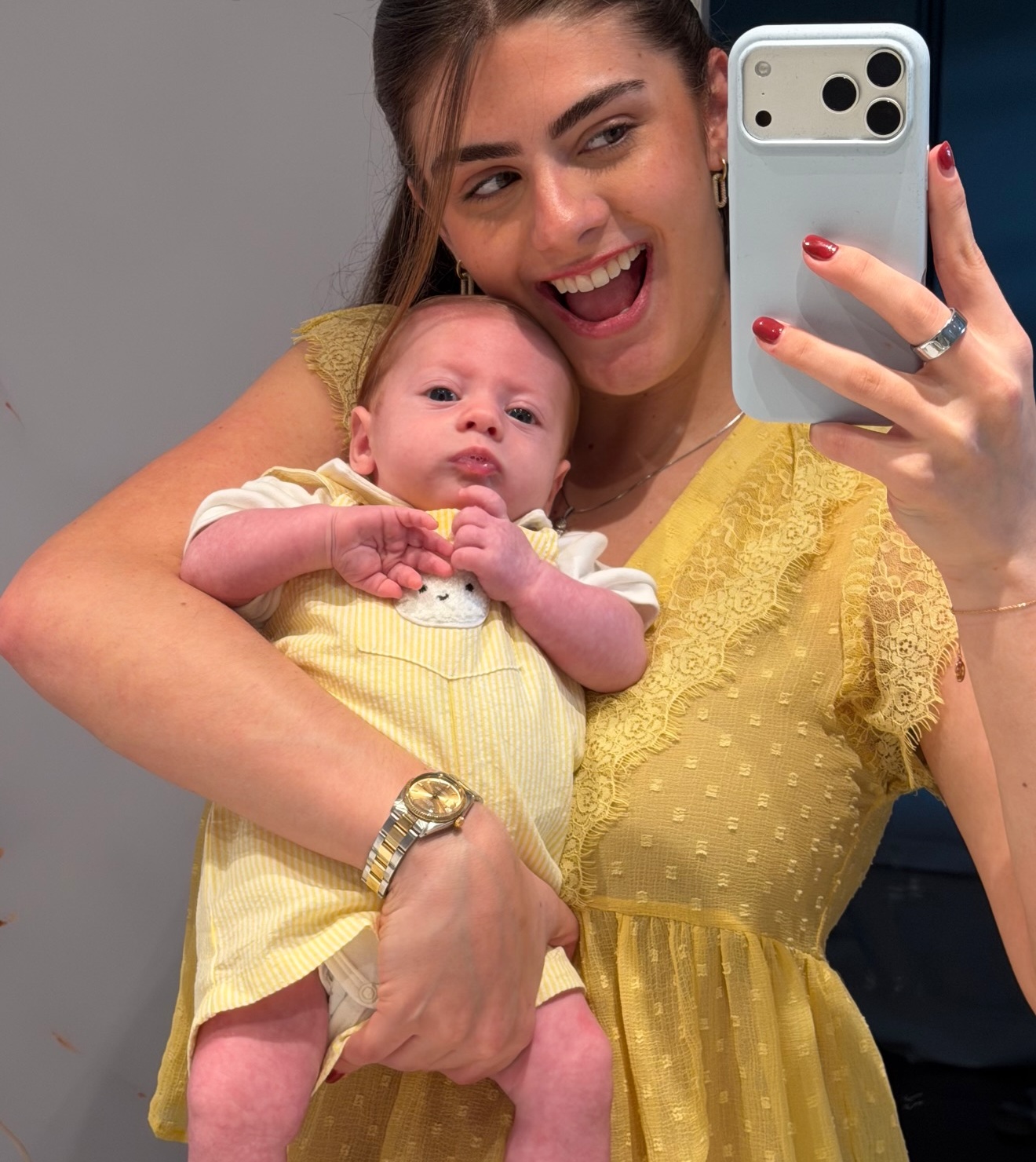 Luma Cesar comemora dois meses do filho, Arthur: ‘Nosso maior presente de Deus’