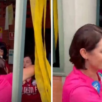 Ex-primeira dama Michelle Bolsonaro discute com eleitora em Brasília