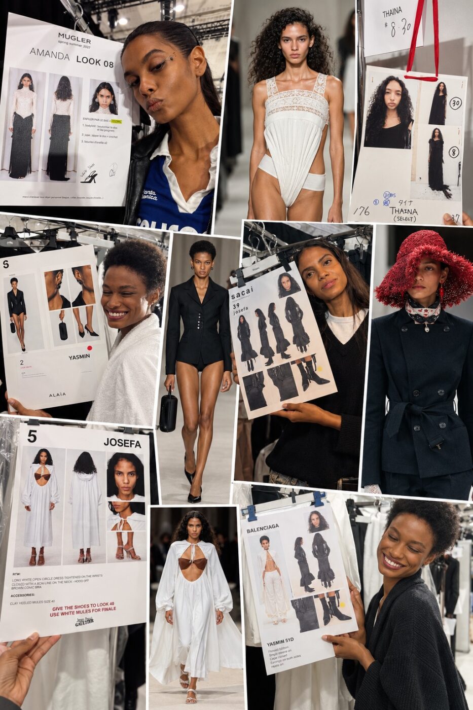 Modelos baianas desfilaram para Dior, Balenciaga, Lacoste e outras grifes na temporada internacional de moda