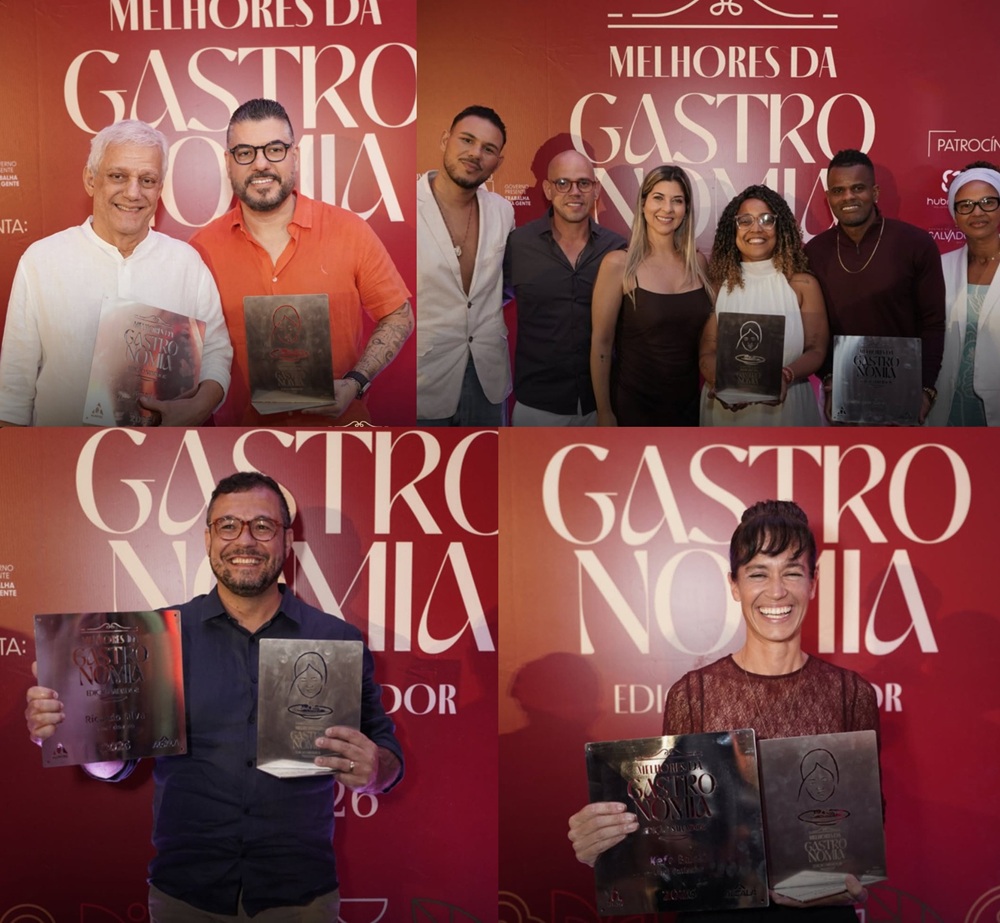 Prêmio Melhores da Gastronomia 2026 anuncia vencedores em Salvador
