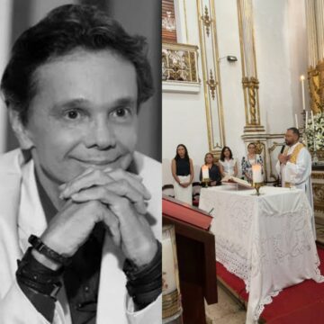 Missa de sétimo dia de Netinho reúne amigos e familiares no Santuário do Bonfim