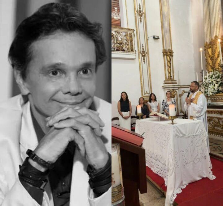 Missa de sétimo dia de Netinho reúne amigos e familiares no Santuário do Bonfim