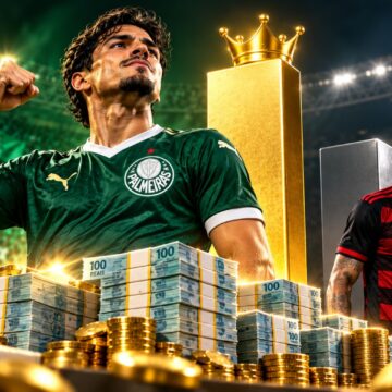 Palmeiras ultrapassa Flamengo e lidera ranking de premiações com mais de R$ 100 milhões