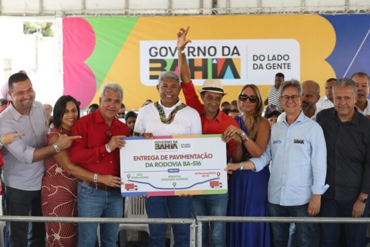 BA-516 recebe investimento de R$ 32,8 milhões e tem 31,65 quilômetros recuperados na Bahia