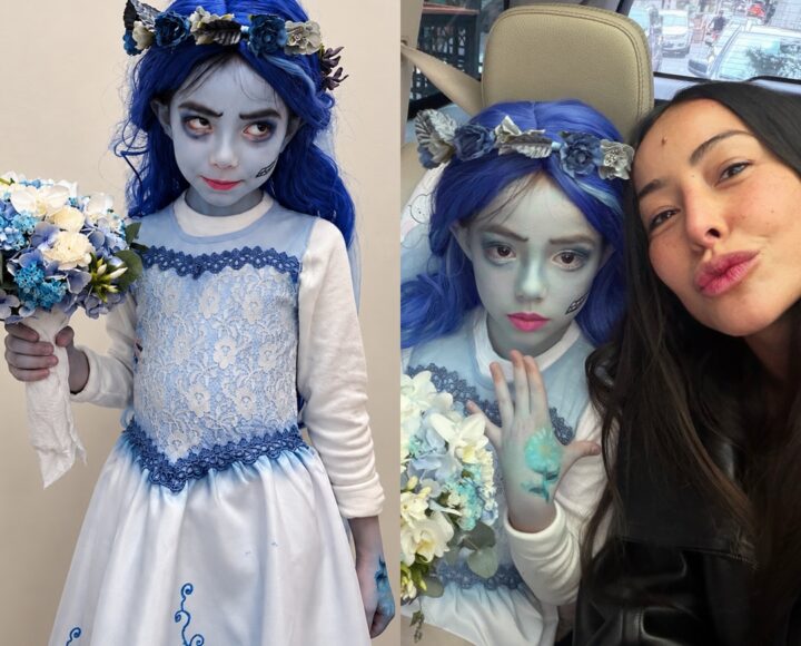 Filha de Sabrina Sato surge com fantasia de Noiva-Cadáver para Halloween da escola; veja fotos