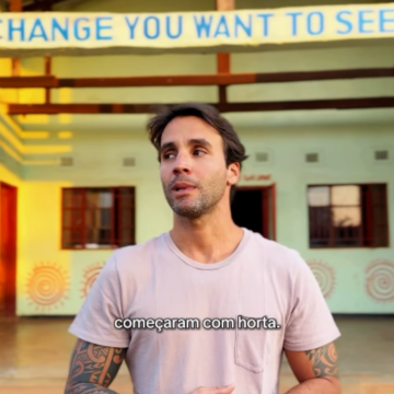 Daniel Cady visita campo de refugiados na África e ajuda famílias com projeto agrícola