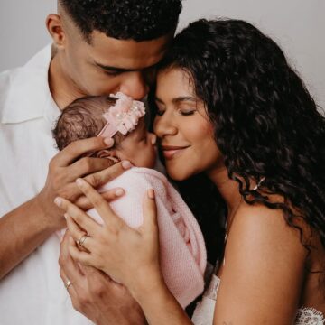 Sheuba e Tiago Souza revelam fotos de primeiro ensaio de Ana Mel; veja