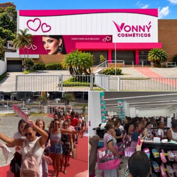 Nova loja de cosméticos é inaugurada no antigo espaço da Le Biscuit, na Bonocô, e atrai fila de clientes